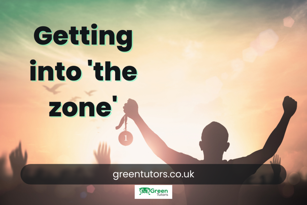 Getting into 'the zone' to make studying easier